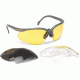 Remington T-63 Clear/Smoke/Amber Safety Glasses w/ case