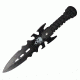 Renegade Tactical Steel Skull Thrower Knives, Black RT125