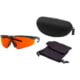 Revision FT-2 Shooting Glasses, Black Frame, Black Lens, Regular, 4-0152-0300