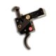 Rifle Basix Trigger, Weatherby Vanguard/Howa, 1.5lbs-4.0lbs Pull, Black, WTHBY-1 BLACK