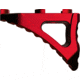 RISE Armament Micro Hand Stop Pistol Grip, Rise Red, RA-030-RR
