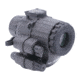 RIX RENV-M 1x25mm Enhanced Night Vision Monocular, with white tubes 1400 FOM, Black, Small, RENVMW14