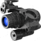 RIX RNV-14 1x25mm Night Vision Monocula rwith White Tubes 1800 FOM, Black, Small, RNV14W18