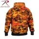 Rothco Camo Pullover Hooded Sweatshirt, Savage Orange Camo, S, 3690-SavageOrangeCamo-S