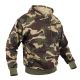 Rothco Camo Pullover Hooded Sweatshirt, Woodland Camo, M, 6590-WoodlandCamo-M