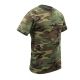 Rothco Childrens Woodland Camo Heavyweight T-Shirt, M, 7703-M