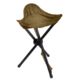 Rothco Collapsible Stool With Carry Strap, Coyote Brown, 4593-CoyoteBrown
