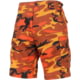 Rothco Colored Camo BDU Shorts - Men's, Savage Orange Camo, 2XL, 65005-SavageOrangeCamo-2XL