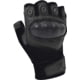 Rothco Fingerless Cut and Fire Resistant Carbon Hard Knuckle Gloves, Black, Extra Large, 28081-XL