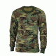 Rothco Kids Long Sleeve Camo T-shirt, Woodland Camo, M, 6705-WoodlandCamo-M