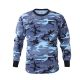 Rothco Long Sleeve Camo T-Shirt, Sky Blue Camo, L, 67770-SkyBlueCamo-L