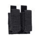 Rothco Molle Double Pistol Mag Pouch With Insert, Black, 51001-Black
