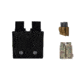Rothco Molle Double Pistol Mag Pouch With Insert, Black, Coyote Brown, MultiCam