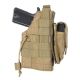 Rothco MOLLE Modular Ambidextrous Holster, Ambidextrous, Coyote Brown, 10479