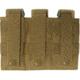 Rothco MOLLE Triple Pistol Mag Pouch, Coyote Brown, 51102-CoyoteBrown