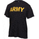 Rothco Physical Training Shirt, Black/Gold, S, 46020-Sm