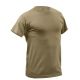 Rothco Quick Dry Moisture Wicking T-shirt, AR 670-1 Coyote Brown, M, 67947-AR670-1CoyoteBrown-M
