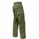 Rothco Relaxed Fit Zipper Fly BDU Pants, Olive Drab, Small, 2926-OliveDrab-S
