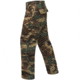 Rothco Relaxed Fit Zipper Fly BDU Pants, Woodland Camo, Extra Small, 2941-WoodlandCamo-XS