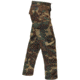Rothco Relaxed Fit Zipper Fly BDU Pants, Woodland Camo, Extra Small, 2941-WoodlandCamo-XS