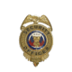 Rothco Security Officer Badge w/ Flags, Gold, 1914-Gold