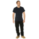 Rothco Solid Color Poly/Cotton Military T-Shirt - Mens, Navy Blue, Small, 66690-NavyBlue-S