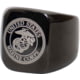 Rothco Stainless Steel USMC Eagle/Globe &amp; Anchor Ring, Black, 12, 1999-12