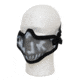 Rothco Steel Half Face Tactical Mask, Black Skull, 14979