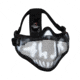 Rothco Steel Half Face Tactical Mask, Black Skull, 14979