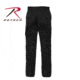 Rothco Tactical BDU Cargo Pants, Black, Medium, Short, 7971-Black-M-Short31-35Waist2612-2912Length