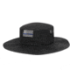 Rothco Thin Blue Line Adjustable Boonie Hat, Black, One Size, 5917