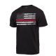 Rothco Thin Red Line Flag T-Shirt, XL, 9950-XL