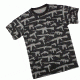 Rothco Vintage 'Guns' T-Shirt, Black, Small, 66350-Black-S