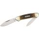 Rough Rider Canoe Fold Knife, SS spear and pen blade, jigged bone handle RR048