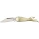 Rough Rider Small Leg Fold Knife 3 1/8in., SS clip blade, Smooth Bone handle RR148