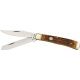 Rough Rider Trapper Fold Knife, Amber jigged bone handle RR22034