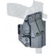 Rounded by Concealment Express IWB KYDEX Plus Line Holster Optic Ready w/Claw &amp; Monoblock Clip for Heckler &amp; Koch VP9SK, Left Hand, Black, HKH-VP9SK-BK-LH-PLUS