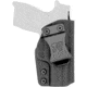 Rounded IWB Kydex Holster for Smith &amp; Wesson Bodyguard 2.0, Right Hand, Black, SWN-BG2-BK-RH-VAR