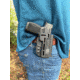 Rounded Sig Sauer Druid IWB/OWB Kydex Holster, Sig Sauer P365/P365 XL, Black, RG-DRUID-SIGP365-BK-AMBI
