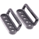 Rounded Tactical 1.75Inch Belt Loops for OWB Holster - Pair, Black, CEX-175OWBBLTLPS