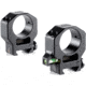 Ruff's Precision Manufacturing 30mm Riflescope Rings w/Co-Linear Bubble Level, High - 1.25in, Set of 2, Black, CLR-30125