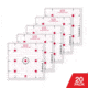 Ruger Paper Shooting Targets, 7-Spot Precision Sight-In Grid, 17in Square, 20-Targets Per Pack, 27992