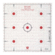Ruger Paper Shooting Targets, 7-Spot Precision Sight-In Grid, 17in Square, 20-Targets Per Pack, 27992