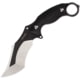 RUIKE F181 Fixed Blade Black Knife, 4.5" 14C28N Sandvik stainless blade, Black sculpted G10 handle, F181-B1