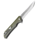 RUIKE Hussar P121 Linerlock Green Folding Knife,3.75in,Standard Edge,Satin,Green,G10 Handle, P121-G