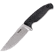 RUIKE Jager F118 Fixed Blade Black Fixed Blade Knife, 4.5in, Standard Edge, Stonewash, Black, G10 Handle, F118-B
