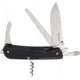 RUIKE LD32 Multifunctional Knife Multi-Tools, Folding Knife, 4in Closed, 3in Mirror 12C27 Sandvik SS Blade, Black Textured G10 Handle, Thumb Stud, Black, LD32-B
