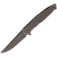 RUIKE P108 Beta Plus Folding Knife, 3.5in Black Stonewash 14C28N Sandvik SS Drop Point, Black Stonewash 3Cr13 SS Handle, Pocket Clip, Beta Plus Locking Mechanism, P108-SB