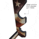 Rush Creek Creations 3 Gun Wall Rack, Americana Flag, 38-4043