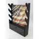 Rush Creek Creations Creations Gun Rack for 4 Guns, Rifles/Shotguns, Black, Medium, 38-8084